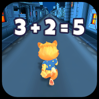 Toon Math Runner: Math Games